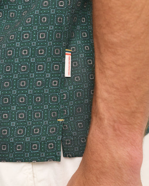MAITAN RESORT SHIRT / TARRAGON GREEN