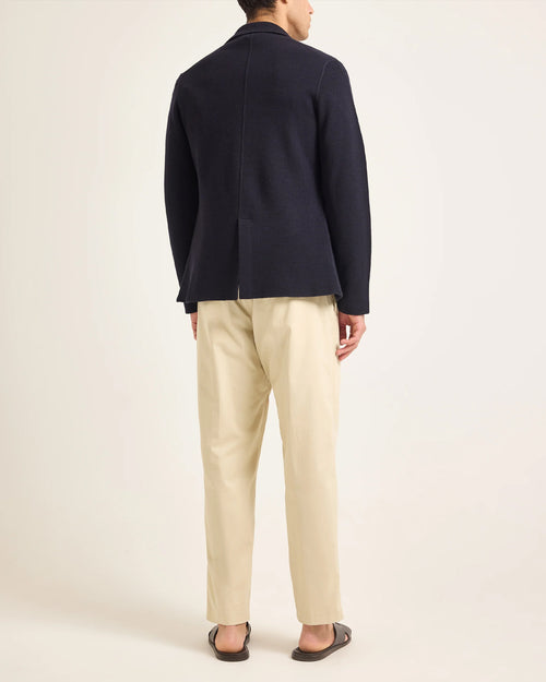 RAINER PIQUE JACKET / NIGHT IRIS