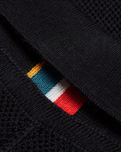 RAINER PIQUE JACKET / NIGHT IRIS