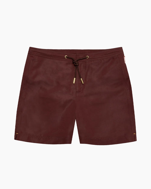 BULLDOG DRAWCORD SWIM SHORTS / PECAN
