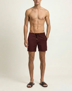 BULLDOG DRAWCORD SWIM SHORTS / PECAN