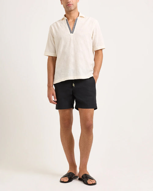 BULLDOG DRAWCORD SWIM SHORTS / NIGHT IRIS