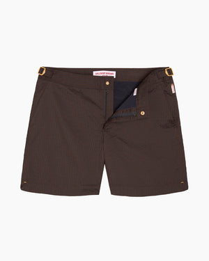 BULLDOG TAILORED SWIM SHORTS / ESPRESSO