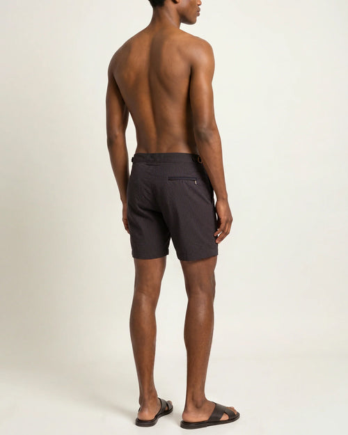 BULLDOG TAILORED SWIM SHORTS / ESPRESSO