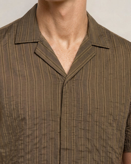 MAITAN RELAXED SHIRT / BRONZE