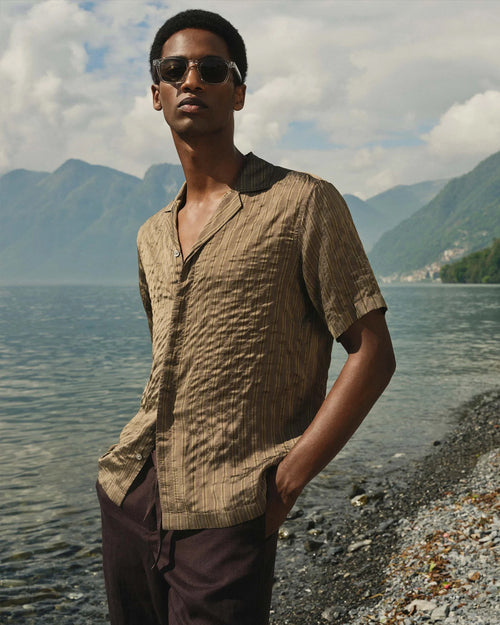 MAITAN RELAXED SHIRT / BRONZE
