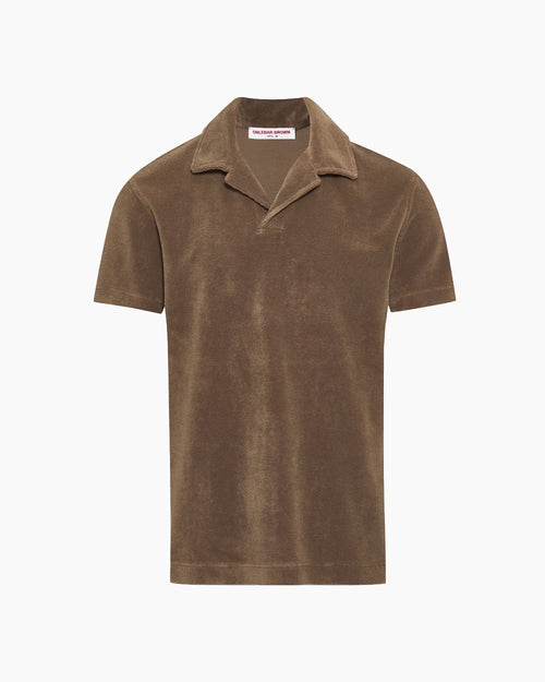 TERRY TOWELLING POLO / BRONZE