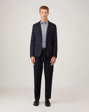 OXFORD STRIPE SHIRT / WHITE NAVY OXFORD STRIPE