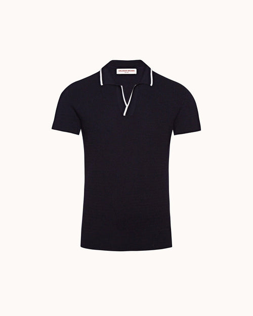 HORTON POLO SHIRT STRIPE/ NAVY