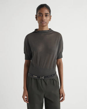 MURA TOP / DARK GREY