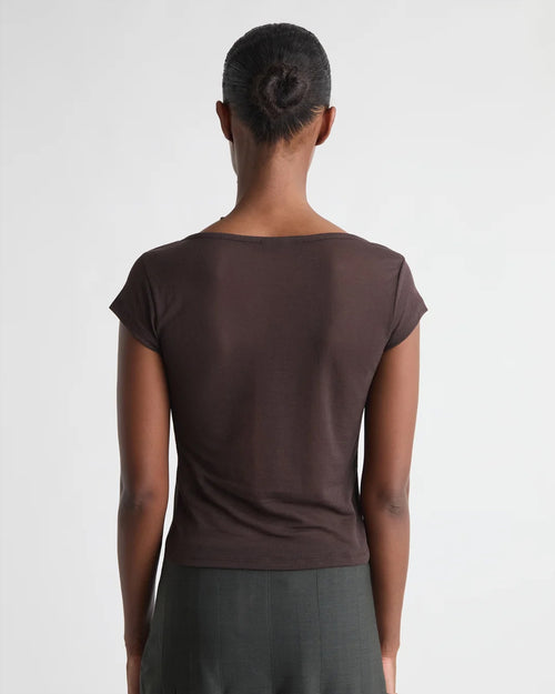 NELA TEE / BROWN