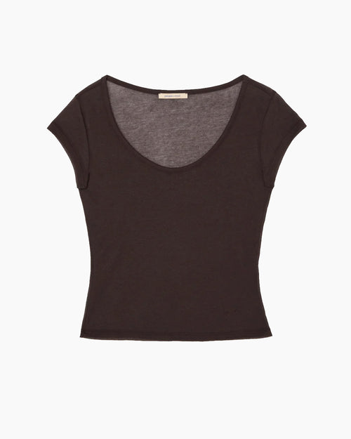 NELA TEE / BROWN
