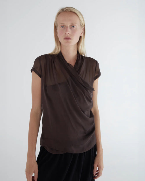 TRISA BLOUSE / TAUPE