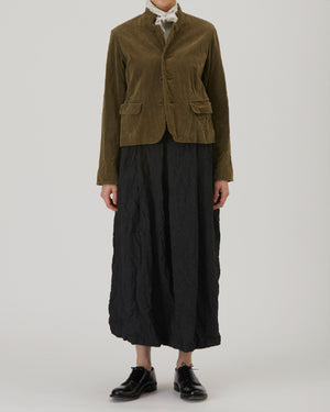 BRUSHED COTTON JACKET / KHAKI