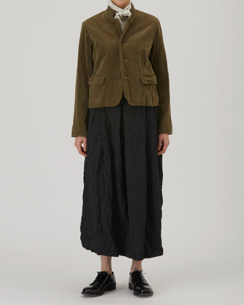 BRUSHED COTTON JACKET / KHAKI