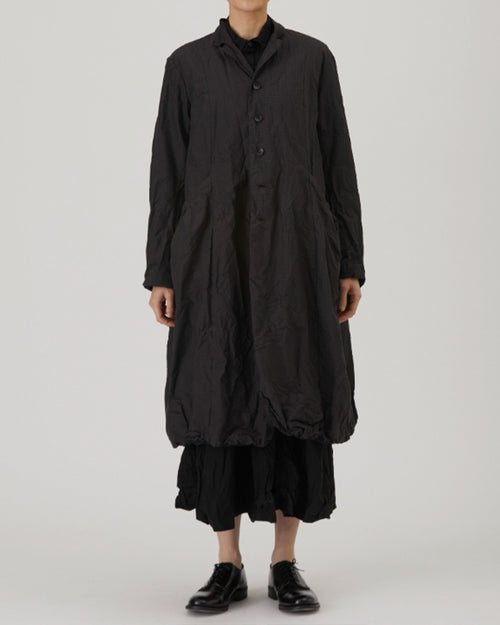 MINI CHECK TAILORED COAT / BROWN