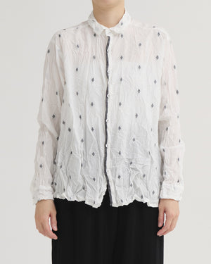 DOBBY BLOUSE / OFF WHITE