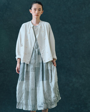 TSUGIHAGI PRINT SKIRT / IVORY