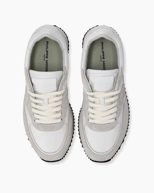 BLVILLE LOW WOMAN / VEAU DAIM BLANC