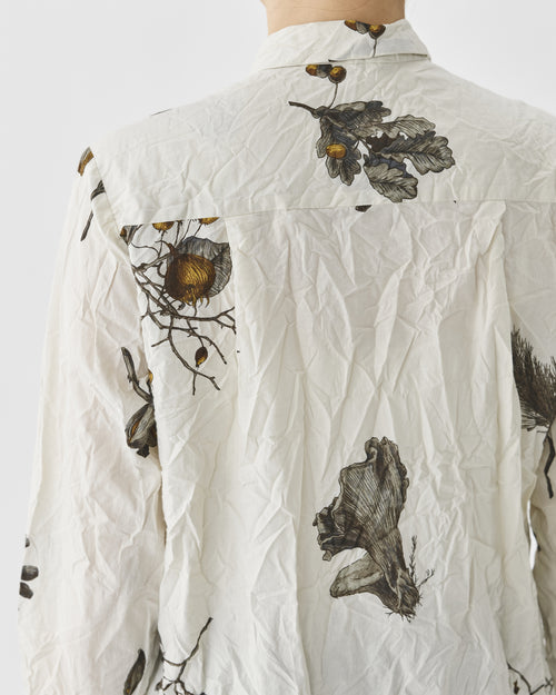 SECRET FOREST PRINT BLOUSE / IVORY