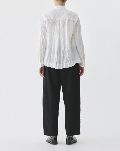 WASHED LAWN BLOUSE / OFF WHITE