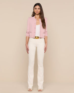 PATSY CREW CARDI / MISTY ROSE