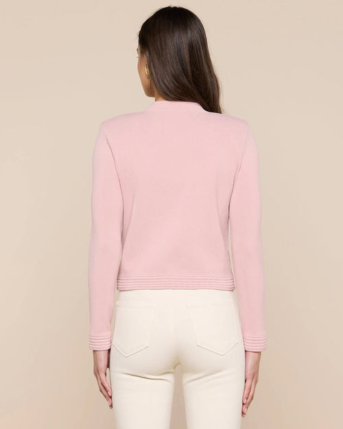 PATSY CREW CARDI / MISTY ROSE