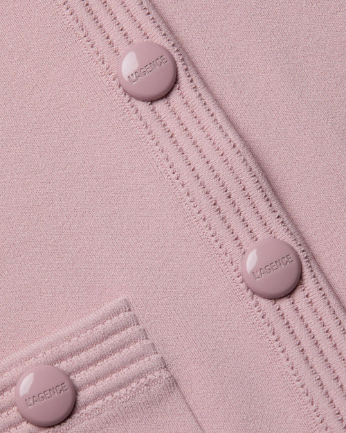 PATSY CREW CARDI / MISTY ROSE