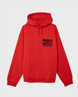 FONZO HOODIE / BRIGHT RED