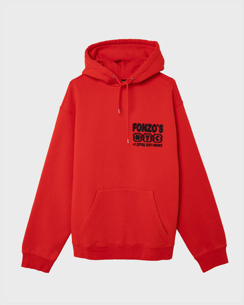 FONZO HOODIE / BRIGHT RED