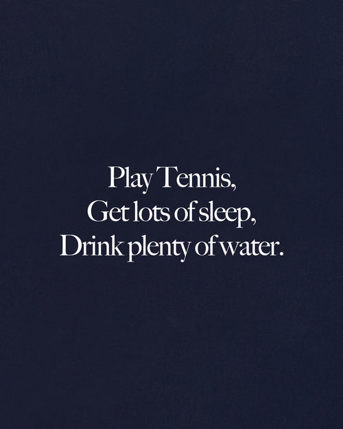 PLAY TENNIS QUARTER ZIP / DARK NAVY