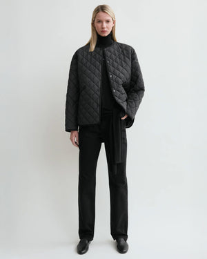 QUILTED JACKET / BLACK