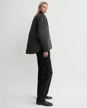 QUILTED JACKET / BLACK