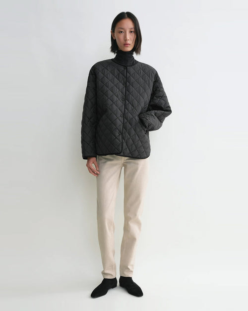 QUILTED JACKET / BLACK