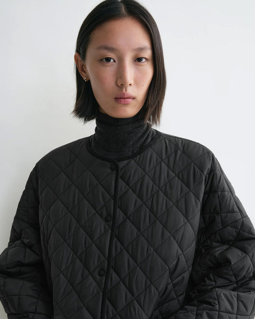 QUILTED JACKET / BLACK