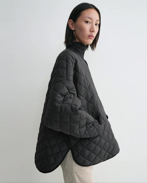 QUILTED JACKET / BLACK