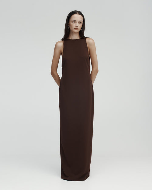 AVELINE GOWN / CINNAMON
