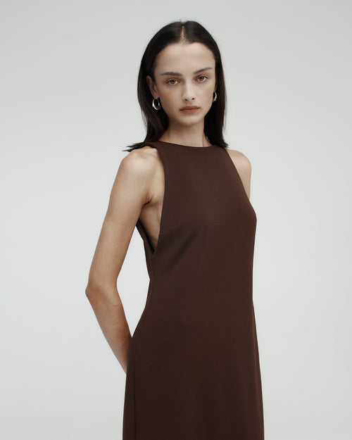 AVELINE GOWN / CINNAMON