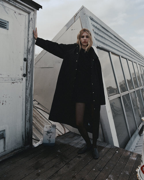 CURVE TRENCH / BLACK