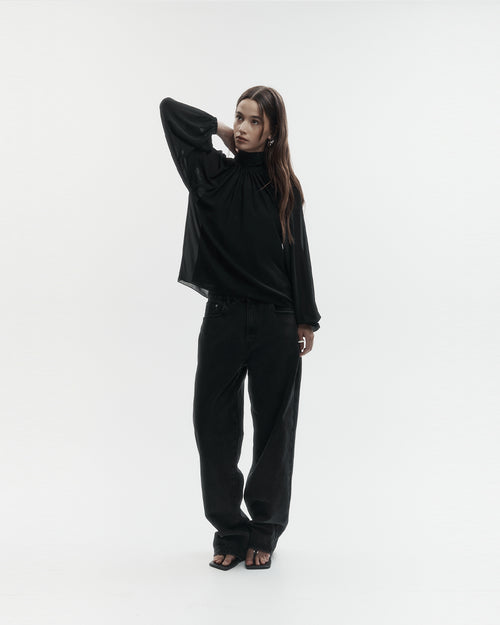 VERSE BLOUSE / BLACK
