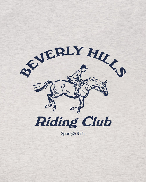 BH RIDING CLUB TEE / HEATHER GRAY/DARK NAVY