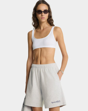 RUN CLUB GYM SHORT / HEATHER GRAY