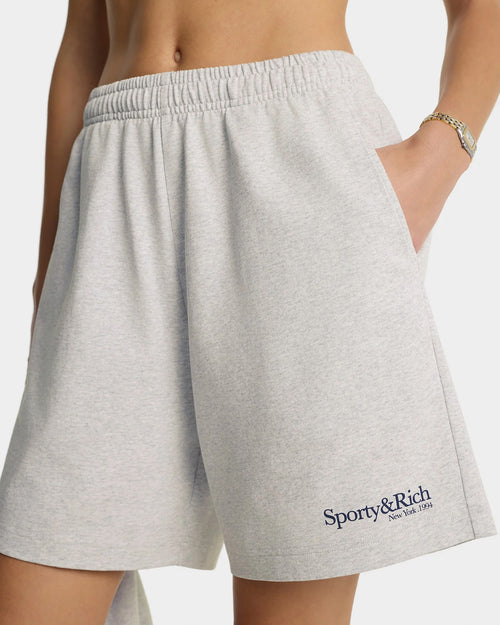 RUN CLUB GYM SHORT / HEATHER GRAY