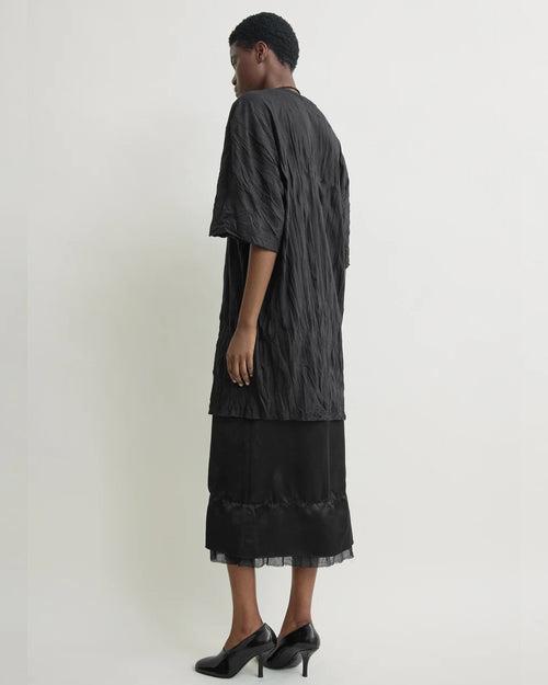 RELAXED TEE DRESS / BLACK