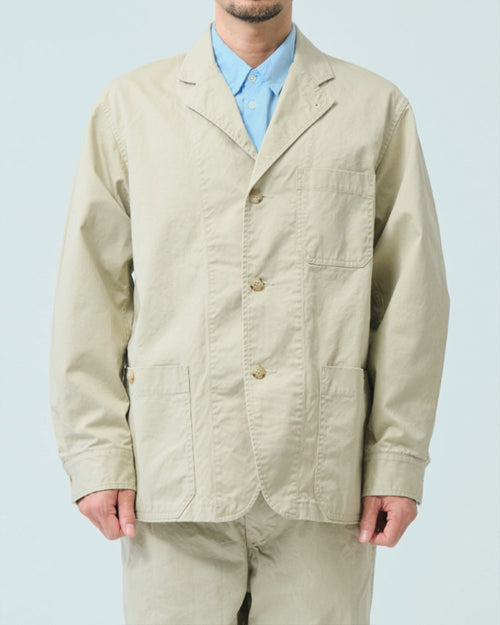 CHINO WORK JACKET / BEIGE