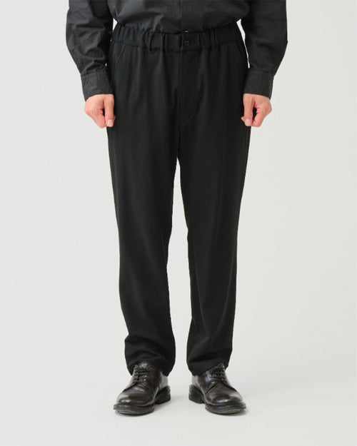 TWILL EASY PANTS / BLACK
