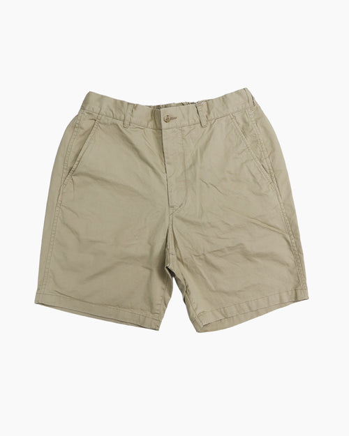 HIGH DENSITY CHINO SHORTS / BEIGE