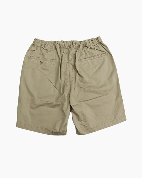 HIGH DENSITY CHINO SHORTS / BEIGE