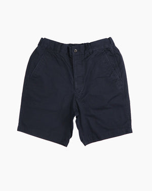 HIGH DENSITY CHINO SHORTS / NAVY