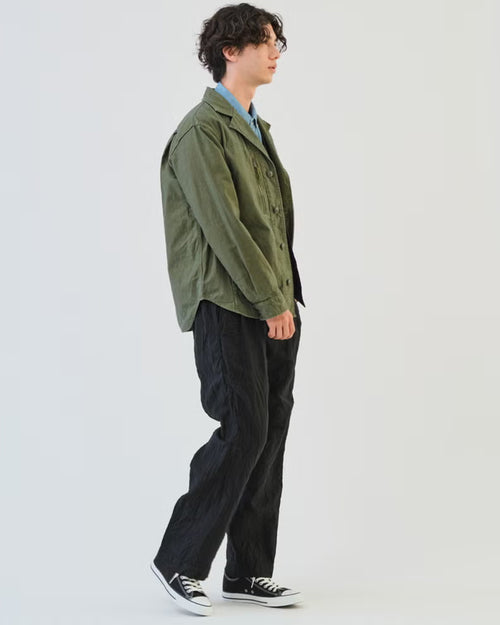 BACK SATIN F-1 JACKET / OLIVE